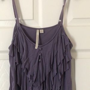 Lauren Conrad purple/gray top size Medium